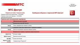 Как подключить общий пакет МТС в Яшма Золото