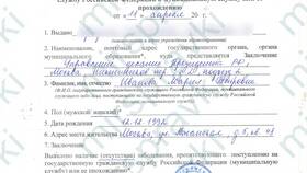 Как выглядит справка госслужащего в Яшма Золото