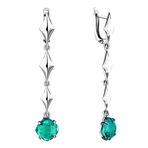 Серьги Aquamarine 4707488 в Яшма Золото