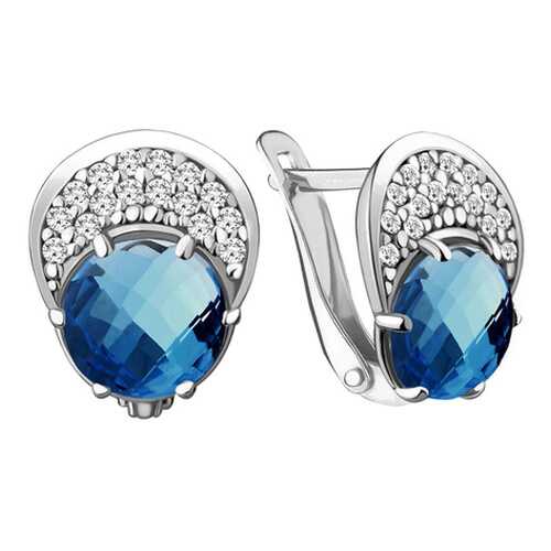 Серьги Aquamarine 4724693А.5 в Яшма Золото